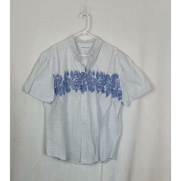 Saddlebred Men's XL Classic Fit Button Short Sleeve Hawaiian Camp Shirt - Picture 1 of 10